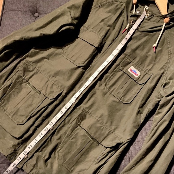 💫PENFIELD Olive Green Hooded Jacket Large - Picture 10 of 10